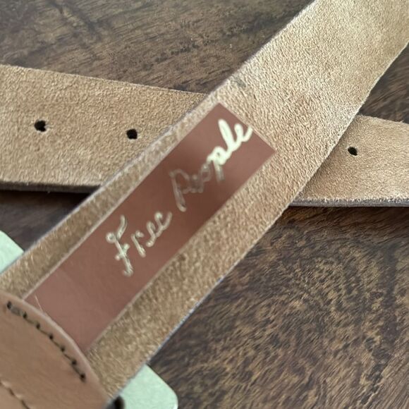 Free‎ People Squared Up Leather Belt M/L - Picture 5 of 5